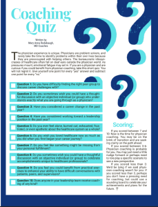 Coaching Quiz